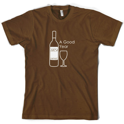 Vintage 1974 A Good Year T Shirt