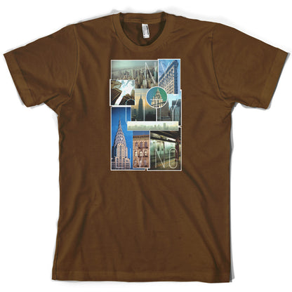 New York City Living Collage T Shirt