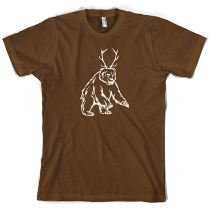 Bear Antlers (Beer) T Shirt