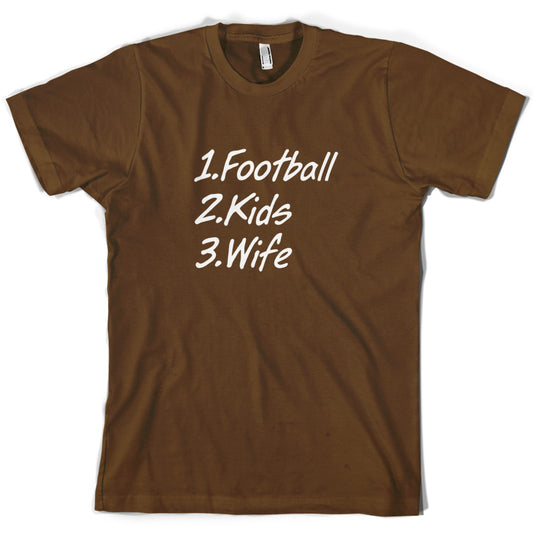 Football Kids Wife T Shirt