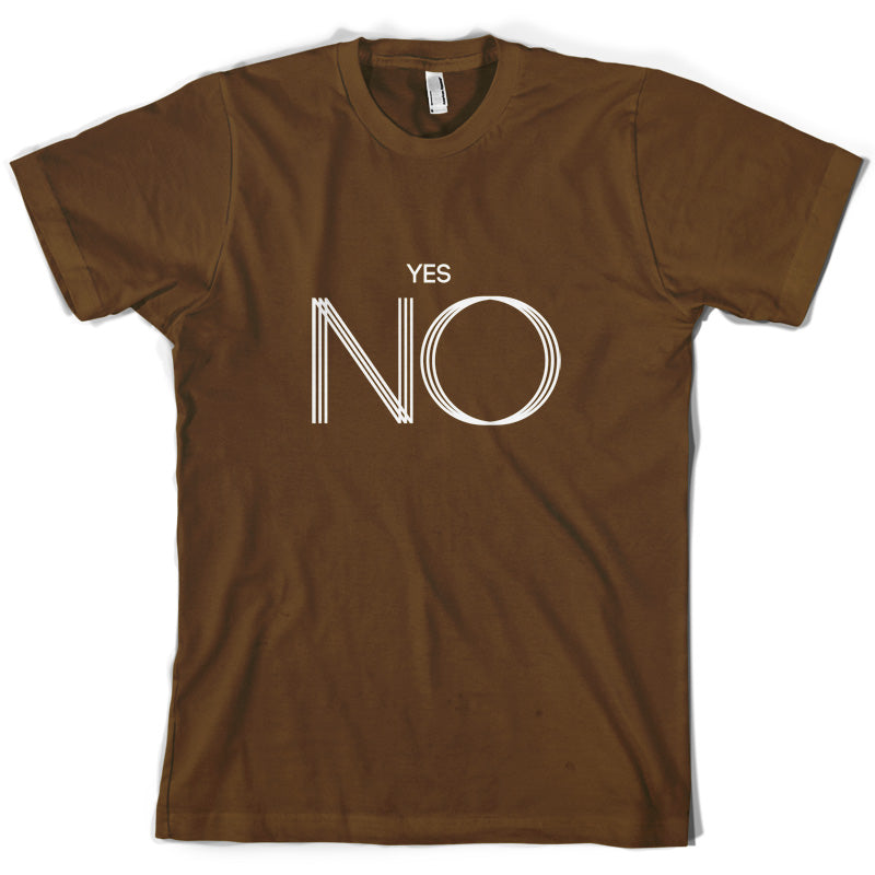 Yes No T Shirt