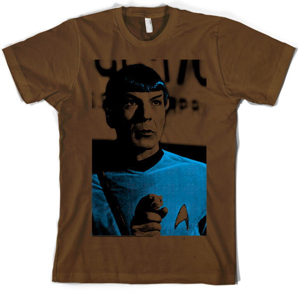 'Halftone' Spock Star Trek T Shirt