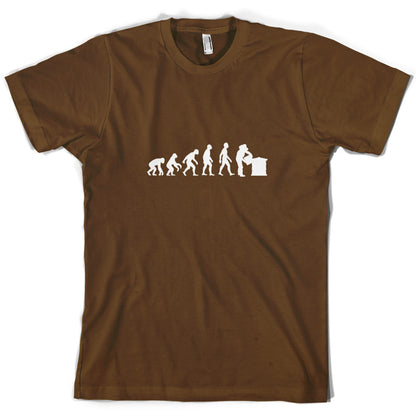 Evolution Of Man Beekeeper T Shirt