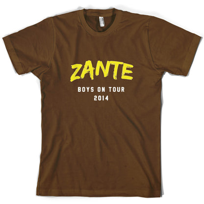 Zante Boys On Tour 2014 T Shirt