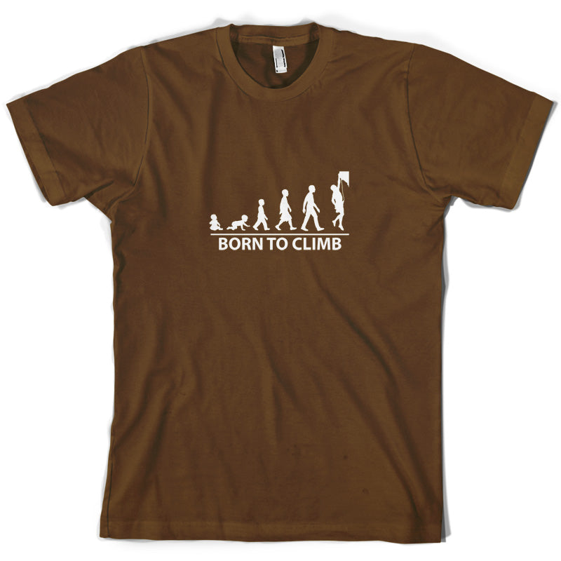 Born To Climb (Rock Climb) T Shirt