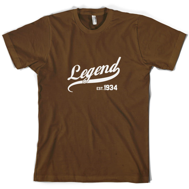Legend Est 1934 T Shirt