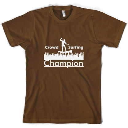 Crowd Surfing Champion T Shirt