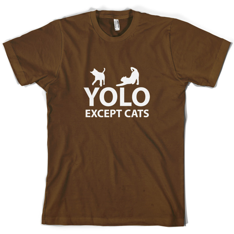 Yolo Except Cats T Shirt