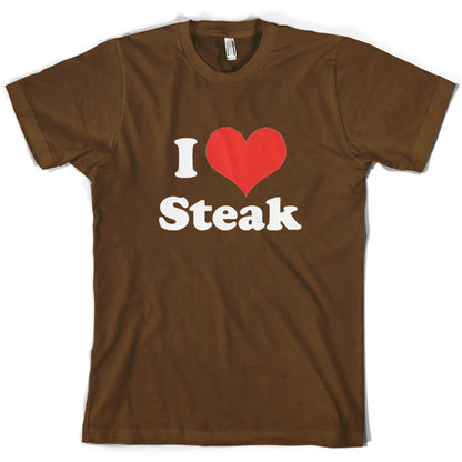 I Love Steak T Shirt