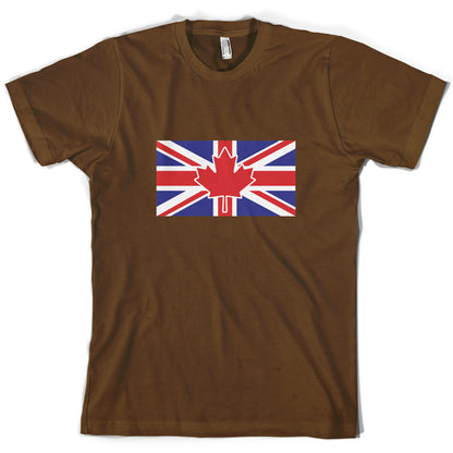 Canadian Union Jack Flag T Shirt