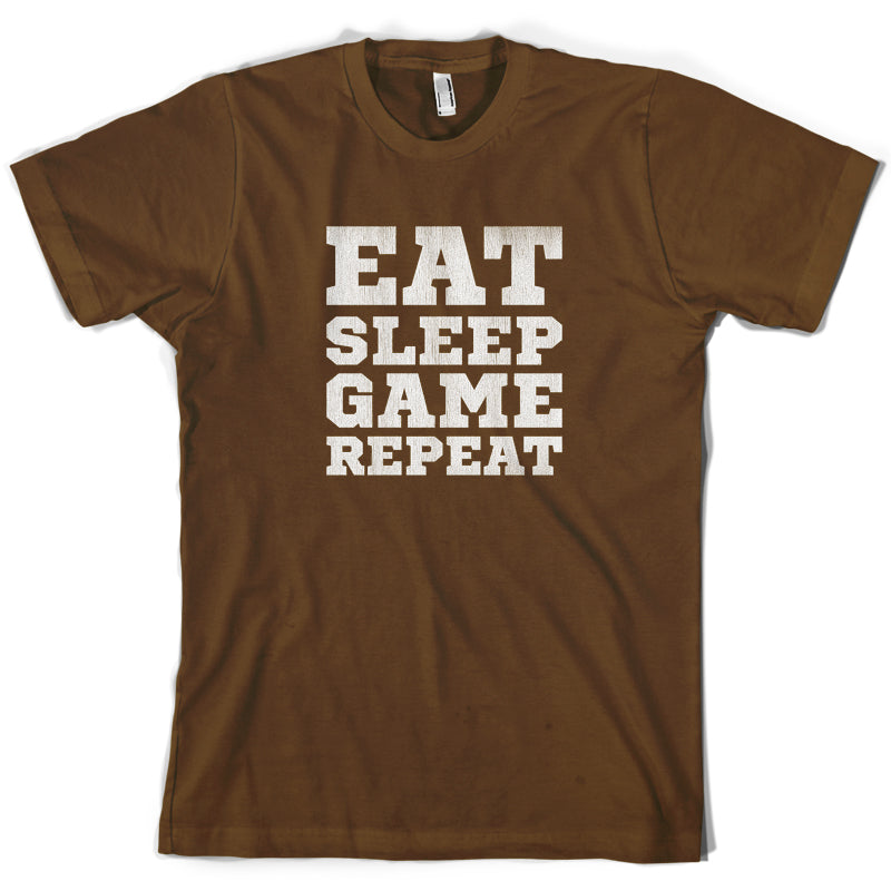 Eat Sleep Game Repeat T Shirt