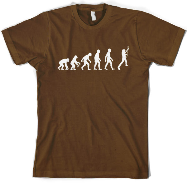 Evolution of Man Guitar T Shirt
