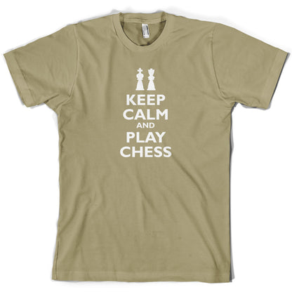 Keep Calm and Play Chess T Shirt