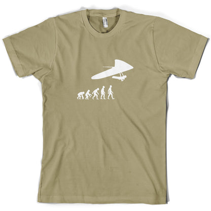 Evolution Of Man Hang Glider T Shirt