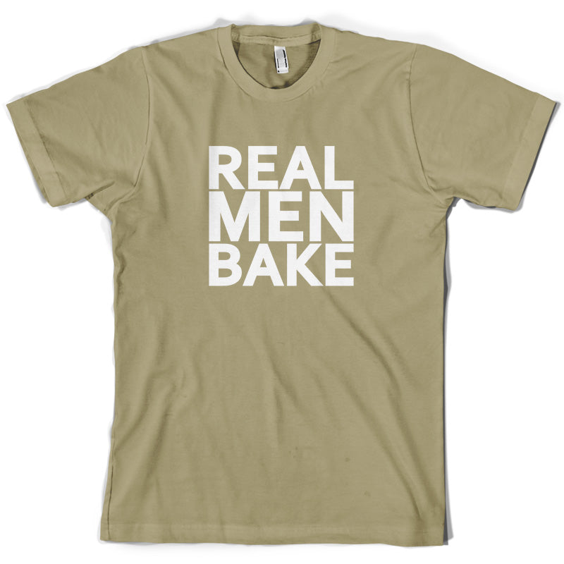 Real Men Bake T Shirt