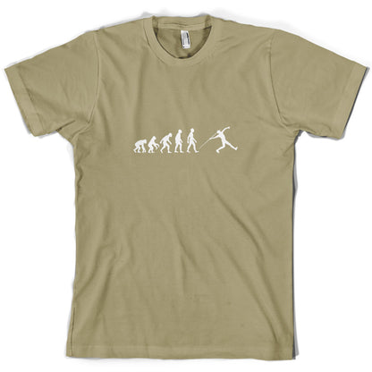 Evolution Of Man Javelin T Shirt