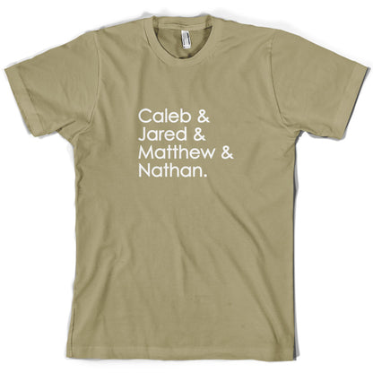 Caleb & Jared & Matthew & Nathan T Shirt