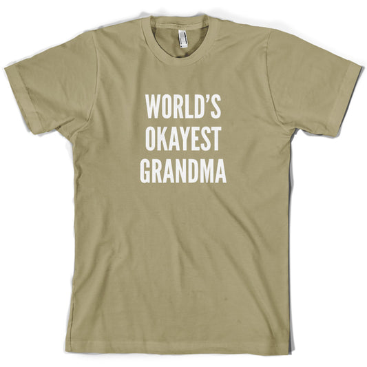 World's Okayest Grandma T Shirt