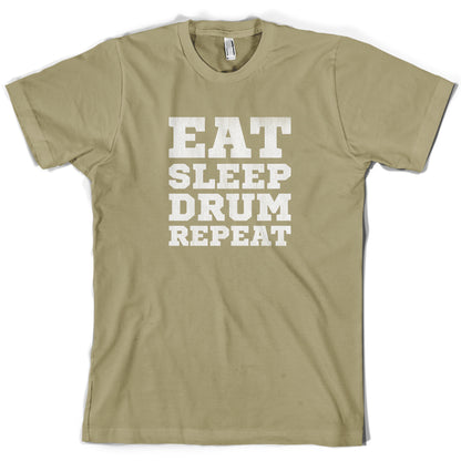 Eat Sleep Drum Repeat T Shirt