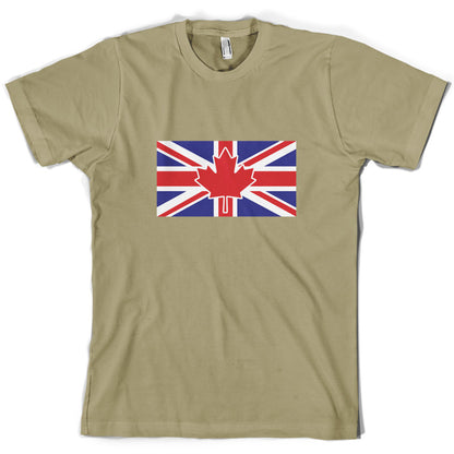 Canadian Union Jack Flag T Shirt