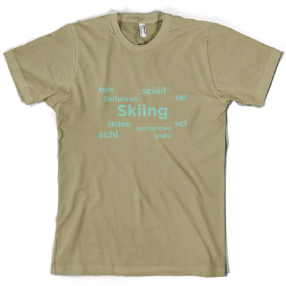 Skiing Languages T Shirt