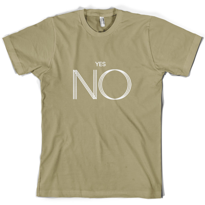 Yes No T Shirt