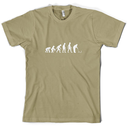 Evolution Of Man Croquet T Shirt