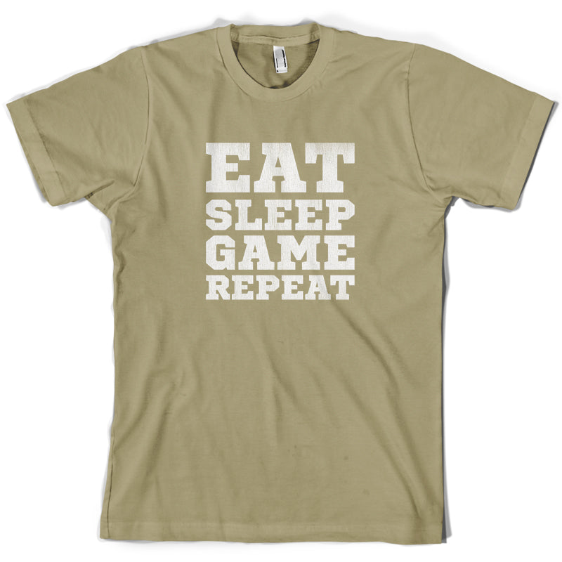 Eat Sleep Game Repeat T Shirt