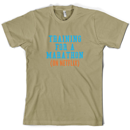 Training For A Marathon On Netflix T Shirt