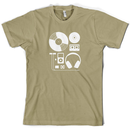 Evolution of Music Hardware T Shirt