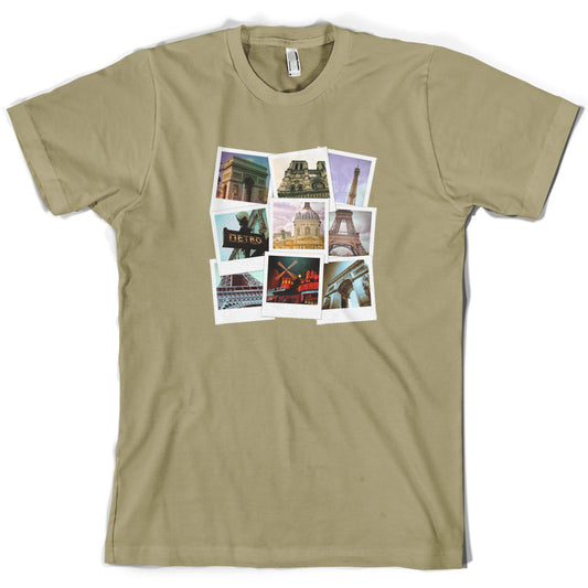 Paris Photo Collage T Shirt