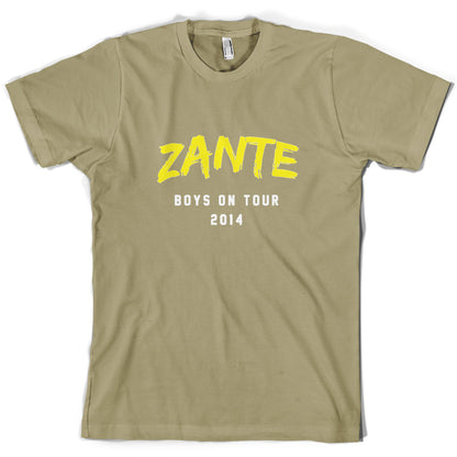 Zante Boys On Tour 2014 T Shirt