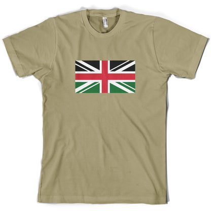 Kenya Union Jack Flag T Shirt