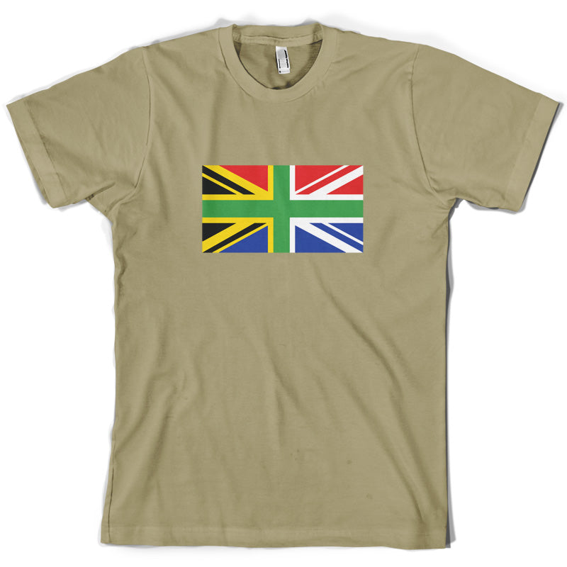 South African Union Jack Flag T Shirt