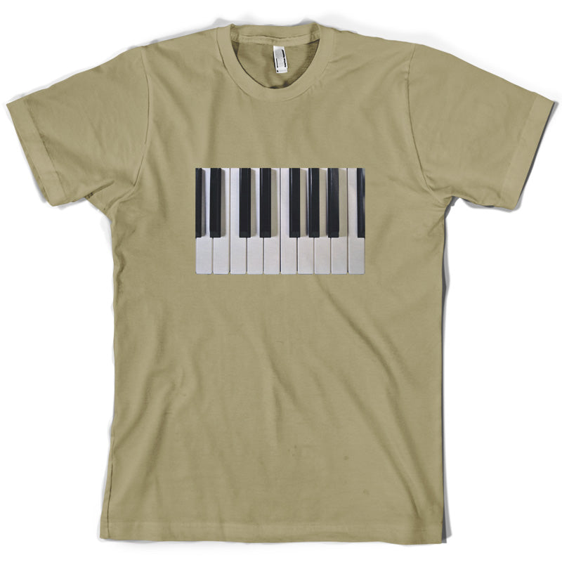 Piano Keys Colour T Shirt