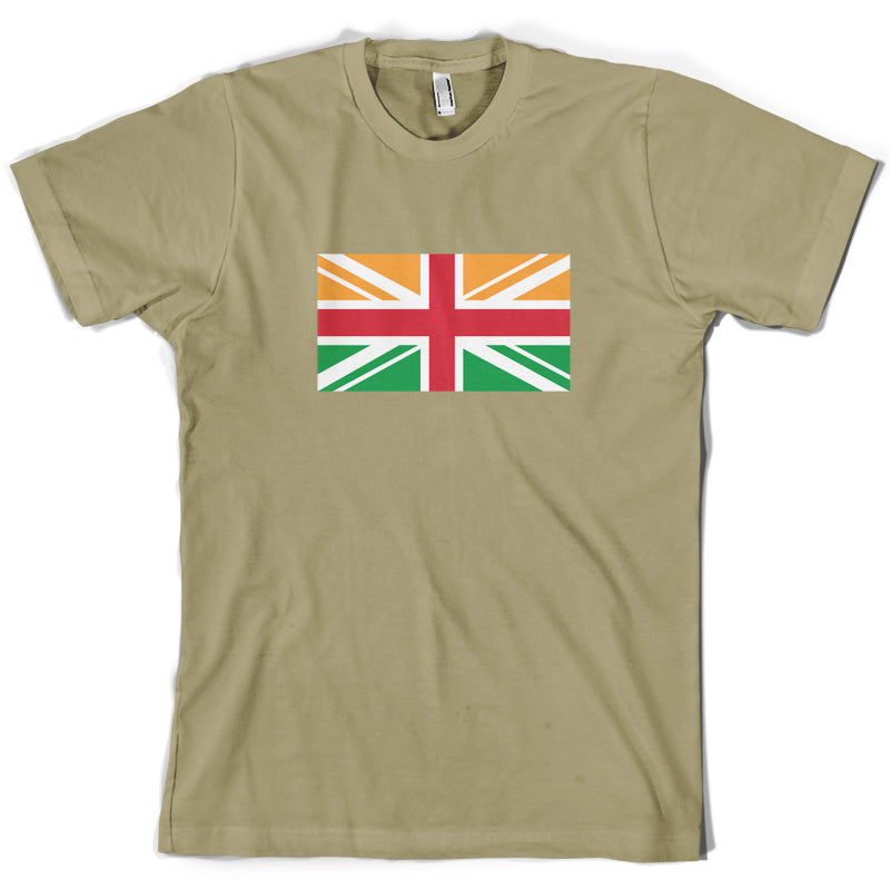 Indian Union Jack Flag T Shirt