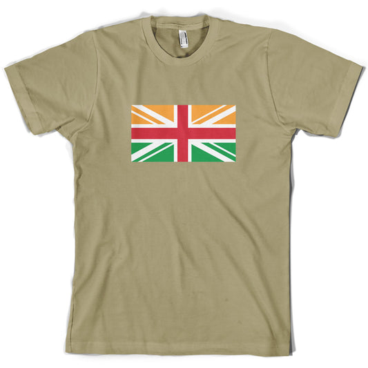 Indian Union Jack Flag T Shirt