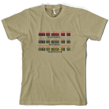 Deloreon Time Machine Circuits T Shirt