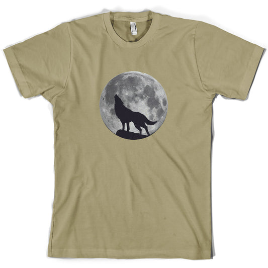 Wolf Moon Silhouette T Shirt