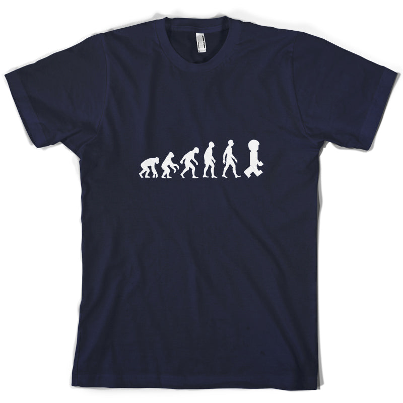 Evolution Of Man Master Builder T Shirt