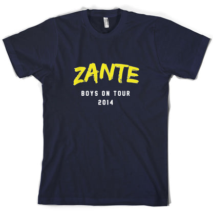 Zante Boys On Tour 2014 T Shirt