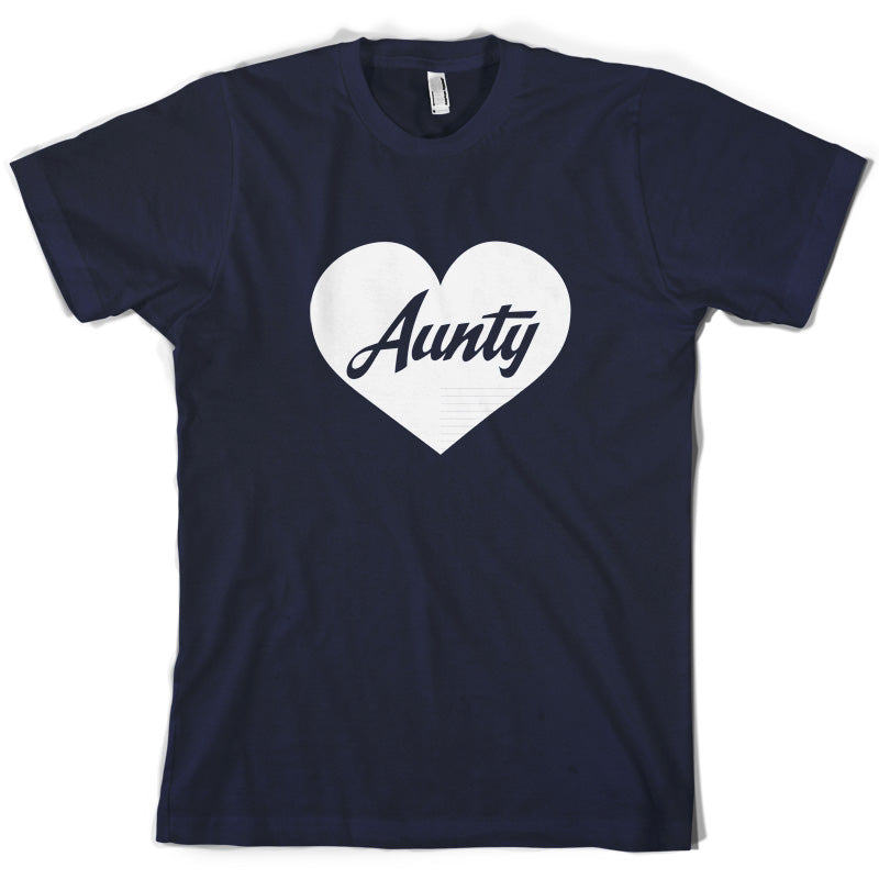 Heart Aunty T Shirt