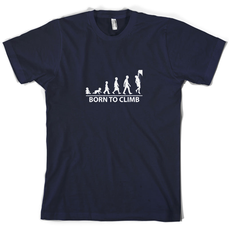 Born To Climb (Rock Climb) T Shirt