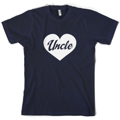 Uncle Love Heart T Shirt