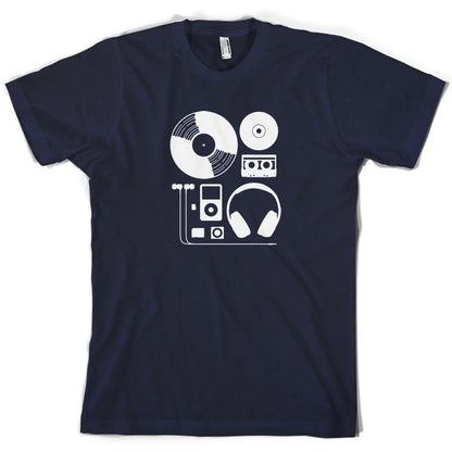 Evolution of Music Hardware T Shirt