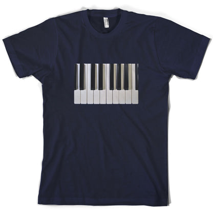 Piano Keys Colour T Shirt