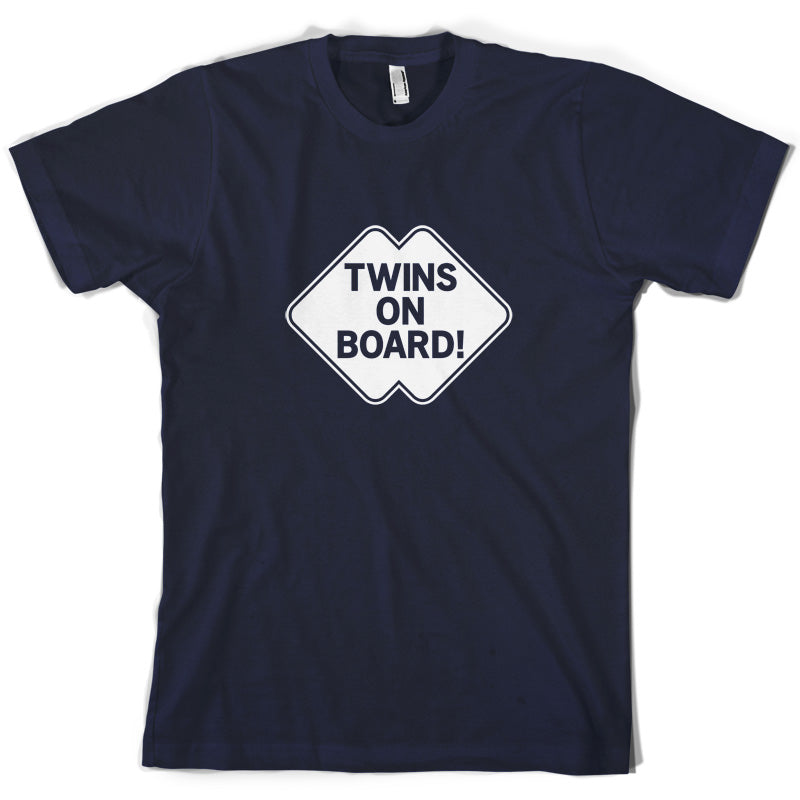 Twins On Board T Shirt