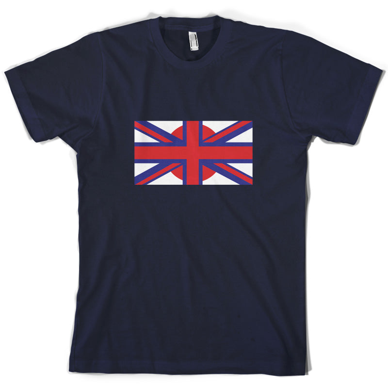 Japanese Union Jack Flag  T Shirt