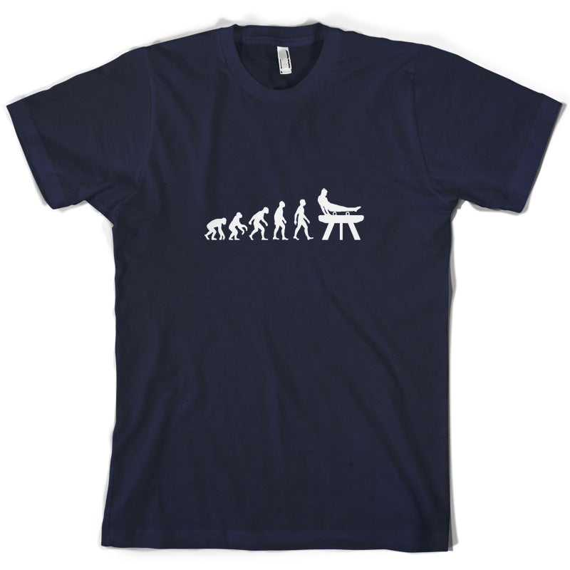 Evolution Of Man Pommel Horse T Shirt