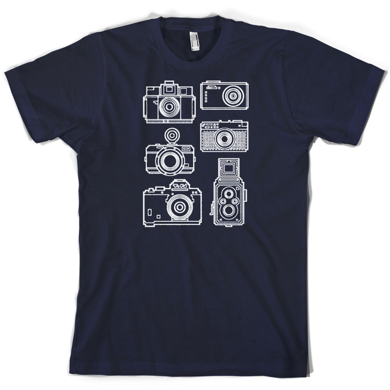 Vintage Cameras T Shirt